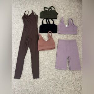 Everlane Activewear bundle - Sports Bras, bodysuits, Bike Shorts